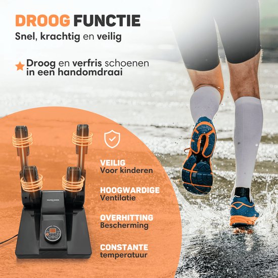 Vulpes Goods® Tech Schuhtrockner & Schuherfrischer - Mit Ozon - Inkl. 10 Schuherfrischer - PRO V2 Version