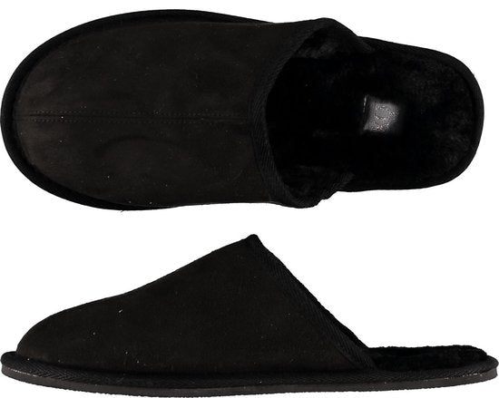 Apollo Herren Hausschuhe - Schwarz - Größe 41/42