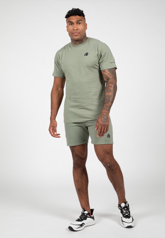 Gorilla Wear Leon T-Shirt – Sportshirt – Grün – XL