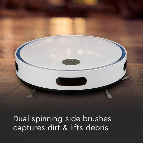 V-tac - Staubsaugerroboter - Steuerbar über Fernbedienung - 65dB - VT-5522 - Weiß/Blau