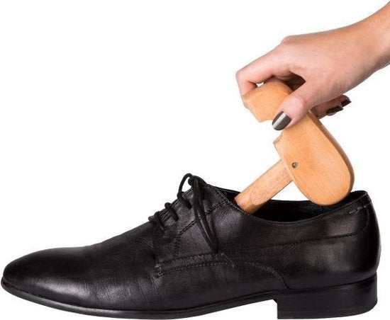 tectake - Profi-Schuhspanner Größe 39-41 , Holz - 402241