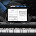 Finesse Keyboard Piano mit Ständer - 61 Tasten - New Orleans Modell - schwarz - 85,9 x 32,2 x 10,4 cm