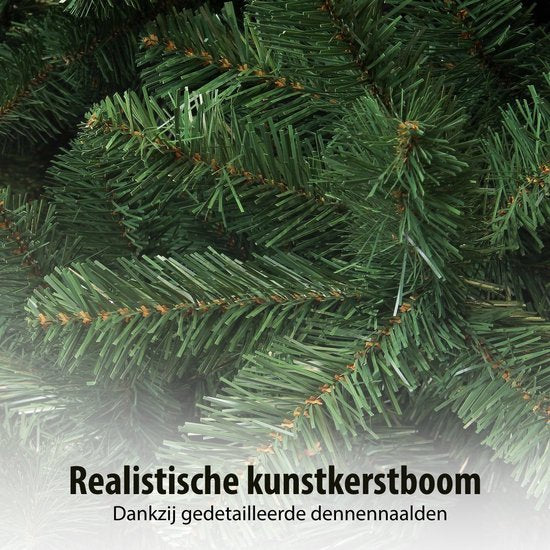 Triumph Tree Forrester Weihnachtsbaum – Kunstbaum mit naturgetreuem Design – Weihnachtsdekoration für den Innenbereich – Kunststoffbaum mit dichten PVC-Nadeln – H 185 x Ø 109 cm – Grün