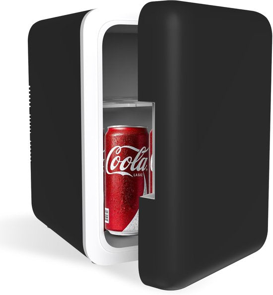 Soft & Silky Mini-Kühlschrank - 5L - Lebensmittel & Getränke - Hautpflege - Organizer - 12V & 230V - Kühlen & Heizen - Schwarz