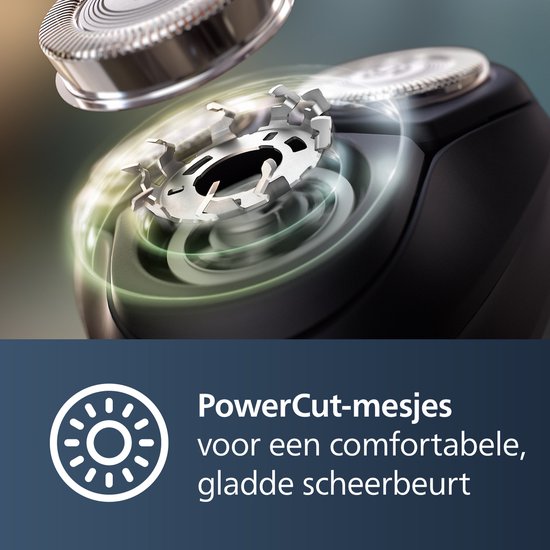 Philips Shaver 3000X X3003/00 – Nass- und Trockenrasur – Rasierer für Männer – Mit Trimmer – Blau