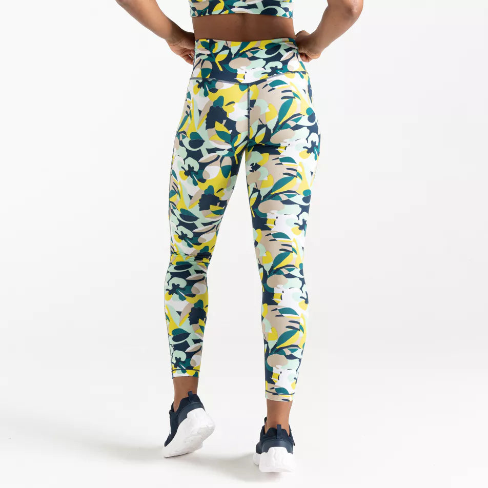 Dare2B Influential Leggings - Recycelt - Hockstabil - Schnelltrocknend - Schlüsseltasche - Reflektierend