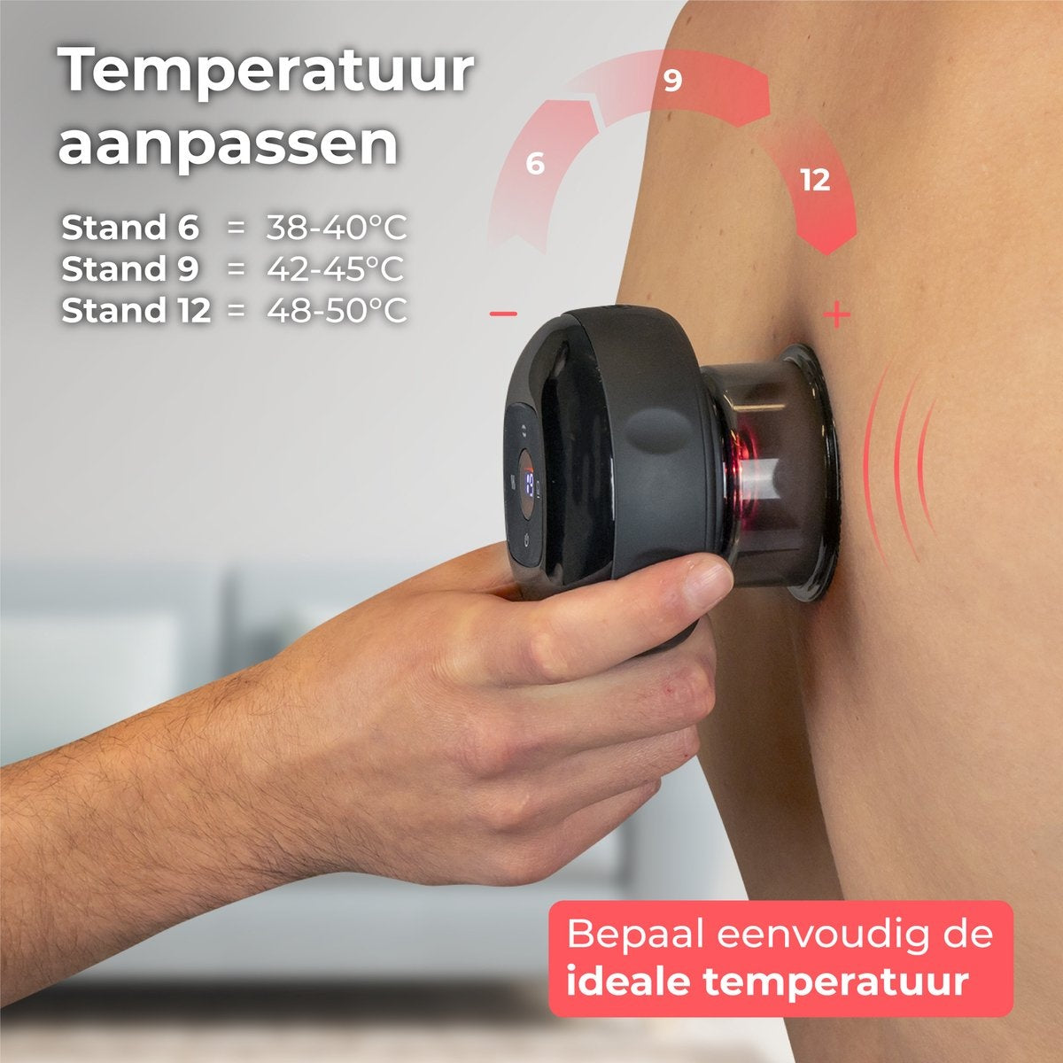 Nuvance - Elektrisches Cellulite-Massagegerät - 12 Stufen und Temperaturen - Inkl. eBook - Ganzkörper - Schröpfkopf-Set Massage - Cellulite-Schröpfköpfe - Hijama-Schröpfköpfe - Anti Cellulite