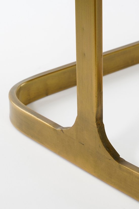 Mica Decorations Kevin Beistelltisch - 2er-Set - L48 x B37 x H52 cm - Metall - Gold