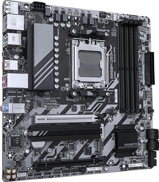 GIGABYTE B850M DS3H-Mainboard, AMD B850, Sockel AM5, Micro-ATX