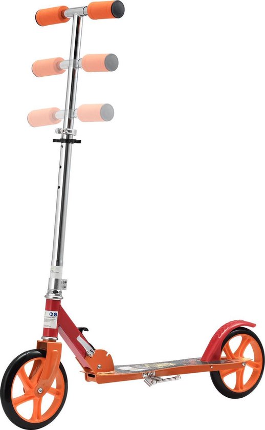 Zusammenklappbare Treppe / Scooter - Feuer - XXL Räder