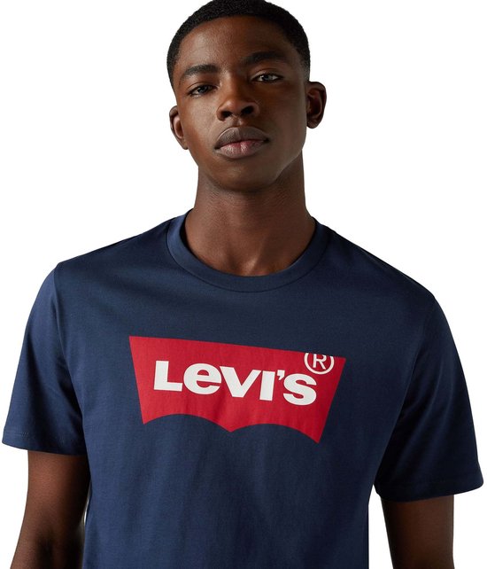 Levi's T-Shirt mit Grafik-Logo, dunkelblau (Navy) – Größe L – Herren – Freizeit-T-Shirts