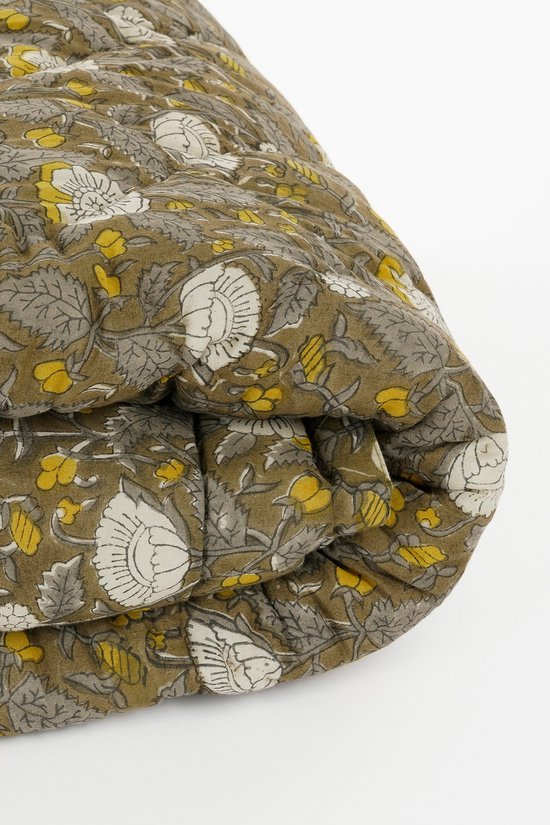 In the Mood - Collection Steppdecke - L180 x B130 cm - Baumwolle - Grün