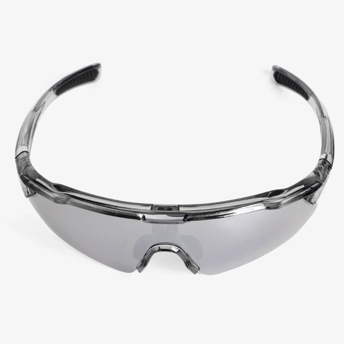 OutdoorMaster HAWK LT Fahrrad-Sonnenbrille – photochromatisch und polarisiert – Super Silver