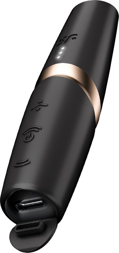 Satisfyer – Perfect Kiss – 3D-Air-Pulse-Vibrator – Lippenstift-Design