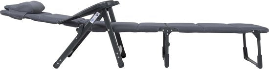 Crespo - Liegestuhl - AP/233 - Air-Deluxe - Grau