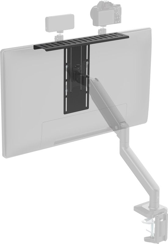 Monitorregal für Live-Streaming - Verstellbares Monitorregal - All-in-One Studio-Setup-Regal - Mikrofonhalter