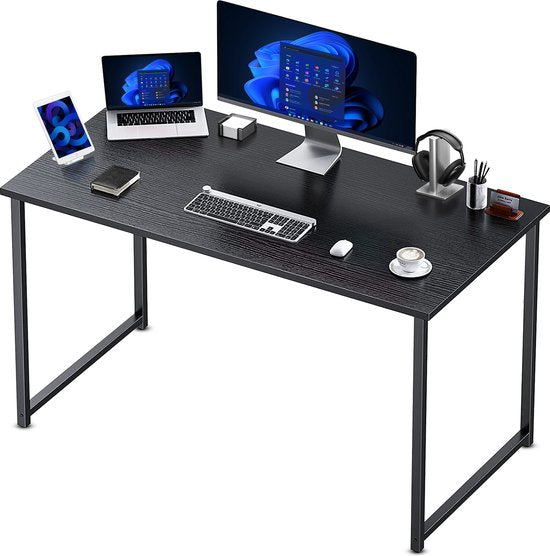 Bayt Schreibtisch - Schreibtisch Schwarz - Computertisch - Computertisch - Schreibtisch Tisch - 120 x 50 x 76 cm