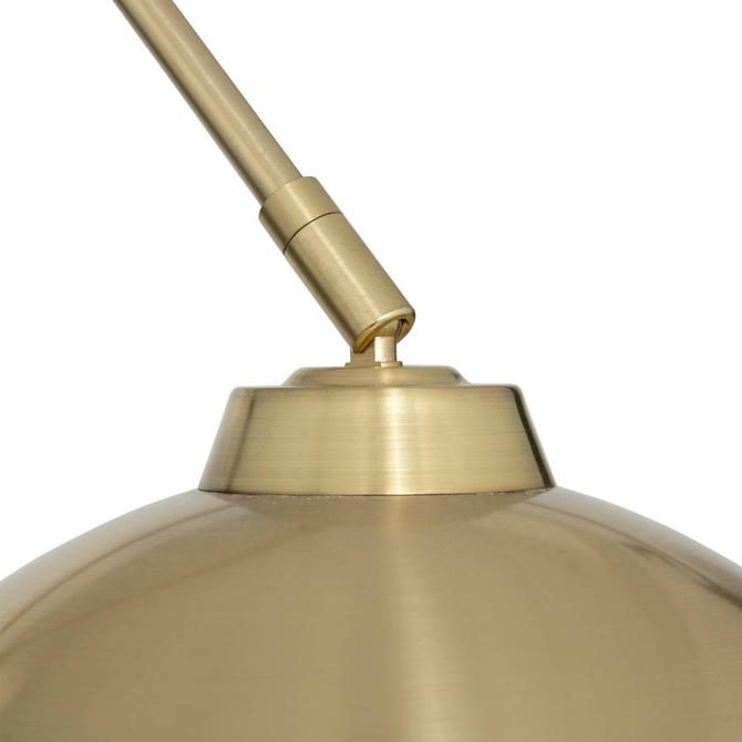 Atmosphera Floris Gebogene Bogenlampe Gold – Stehlampe H 177 cm