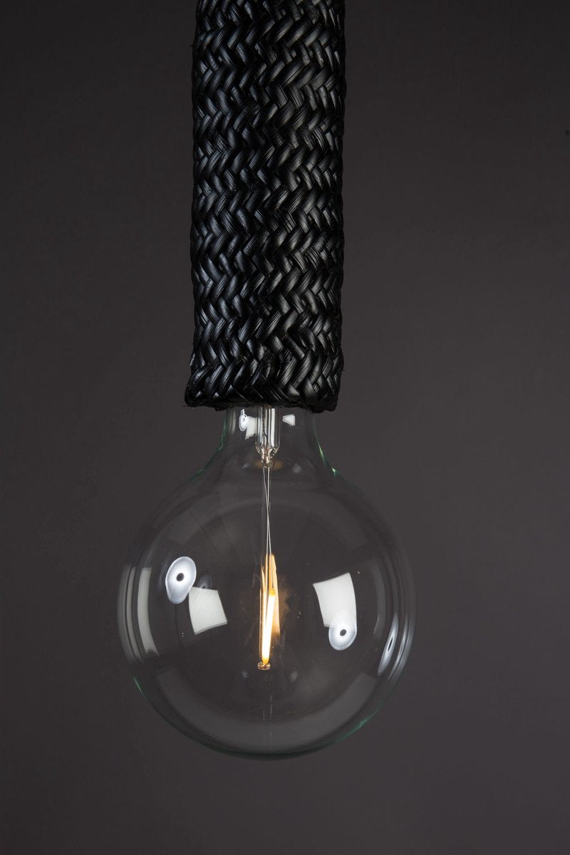 Dutchbone Tan Pendelleuchte Schwarz - 230 V - 12x12x150cm