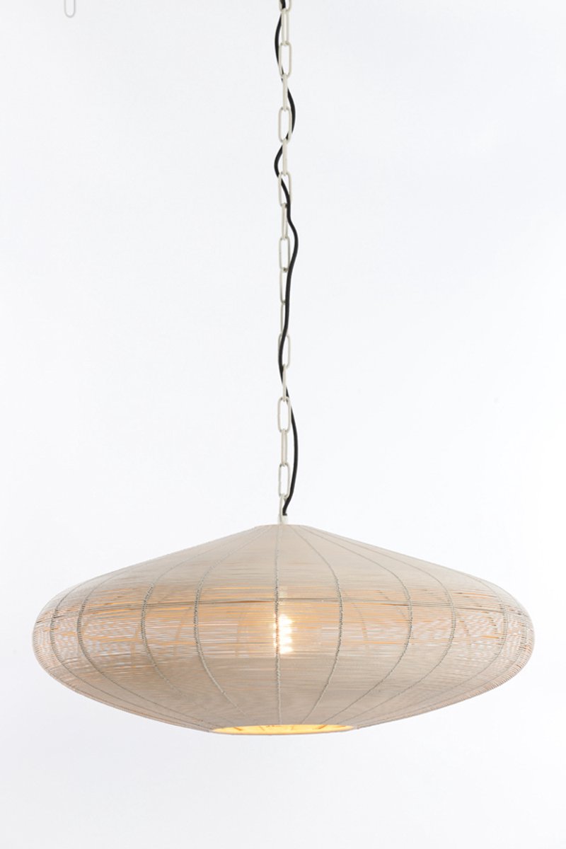 Light & Living Hängeleuchte Bahoto 60cm - Matt Creme - Ø60 x H23 cm