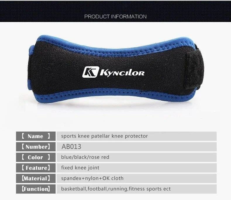 Kyncilor-Kniebandage – Schwarz