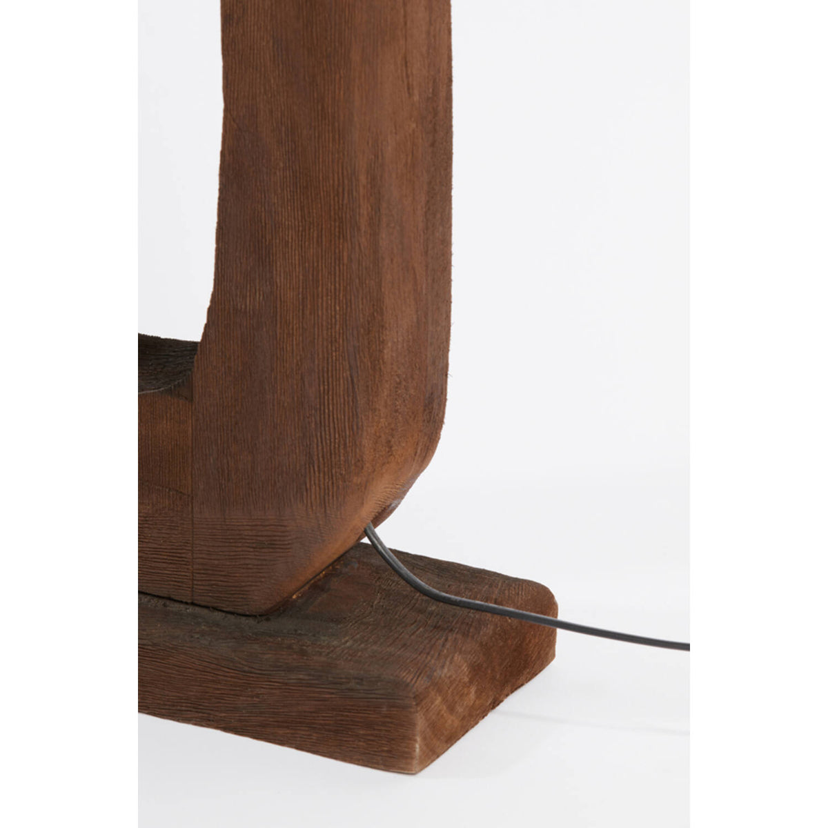 KelAfo Stehlampe – Holz – 38 x 12 x 125 cm – Schokoladenbraun
