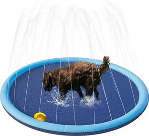 Yaheetech Hundesprühmatte 170 cm – zusammenklappbar, rutschfest, blau