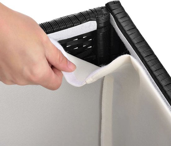 Polyrotan Lagerwald Ikaria 950 ltr Schwarz