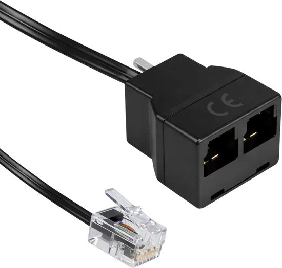 Nuvance P1 Splitter - Passiv - Geeignet für Homewizard - P1 Zähler, Ladesäule, Energiezähler, Smart Meter - RJ12 Port