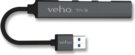 4-Port USB-A Mini-Hub | Veho TA-3