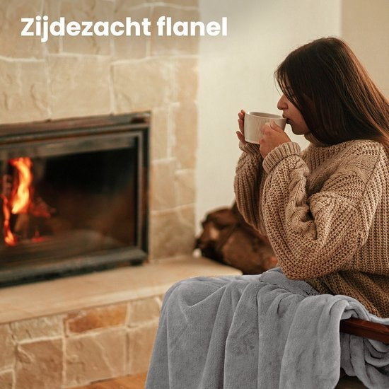 Auronic - Heizdecke - 9 Wärmestufen - 1 Person - 160x120cm - Grau