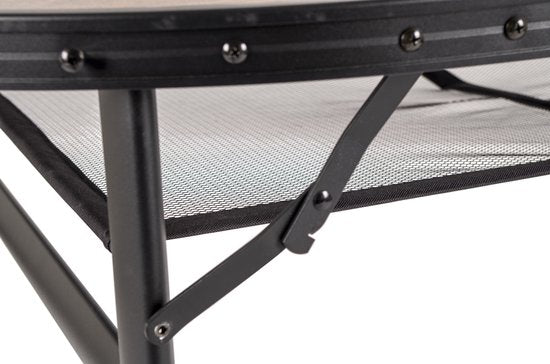 Bo-Camp – Industrial – Tisch – Woodbine – Oval – Kofferausführung – 150 x 80 cm