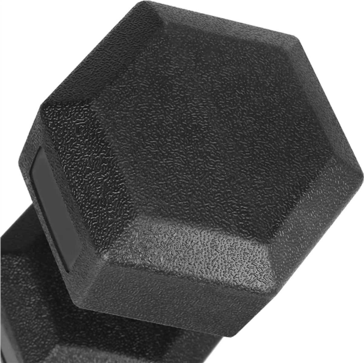 Yaheetech Hanteln 7,5 kg Set von 2 - Features hexagonal Anti-Roll-Design und ergonomische Griff und Bodenschutz PVC-Beschichtung - für Krafttraining und Cardio - Schwarz Gusseisen Beton und PVC - 31 x 14,6 x 14,6 cm