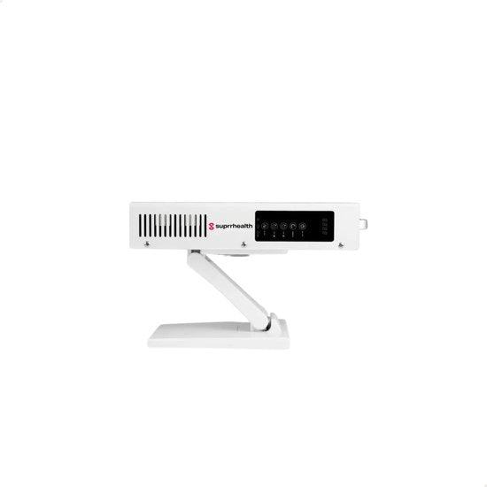 Suprrhealth Rotlichtlampe Mini – Rotlichttherapie – Timer – LED-Infrarotlampe – Hautpflege durch Infrarottherapie – Kollagenlampe – Fibromyalgie – Lichttherapie