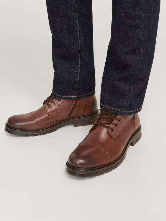 JACK&JONES – JFWDEXTER LEDERSTIEFEL SN – Herren – Stiefel - Größe 41