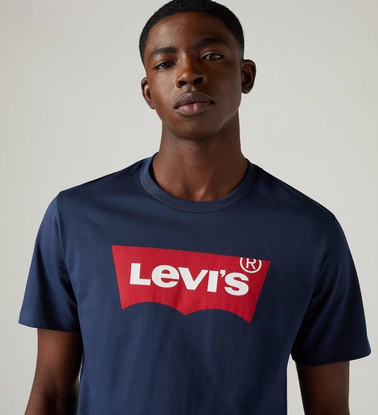 Levi's T-Shirt mit Grafik-Logo, dunkelblau (Navy) – Größe L – Herren – Freizeit-T-Shirts