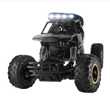 4DRC RC-Monstertruck 1:12 – Offroad-Allradantrieb – Metallgehäuse, LED-Scheinwerfer, 2 Akkus