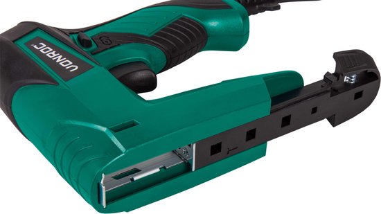 VONROC Elektrotacker - Komplettset Inkl. 900 Klammern & 300 Nägel - Schussfrequenz: 30/min