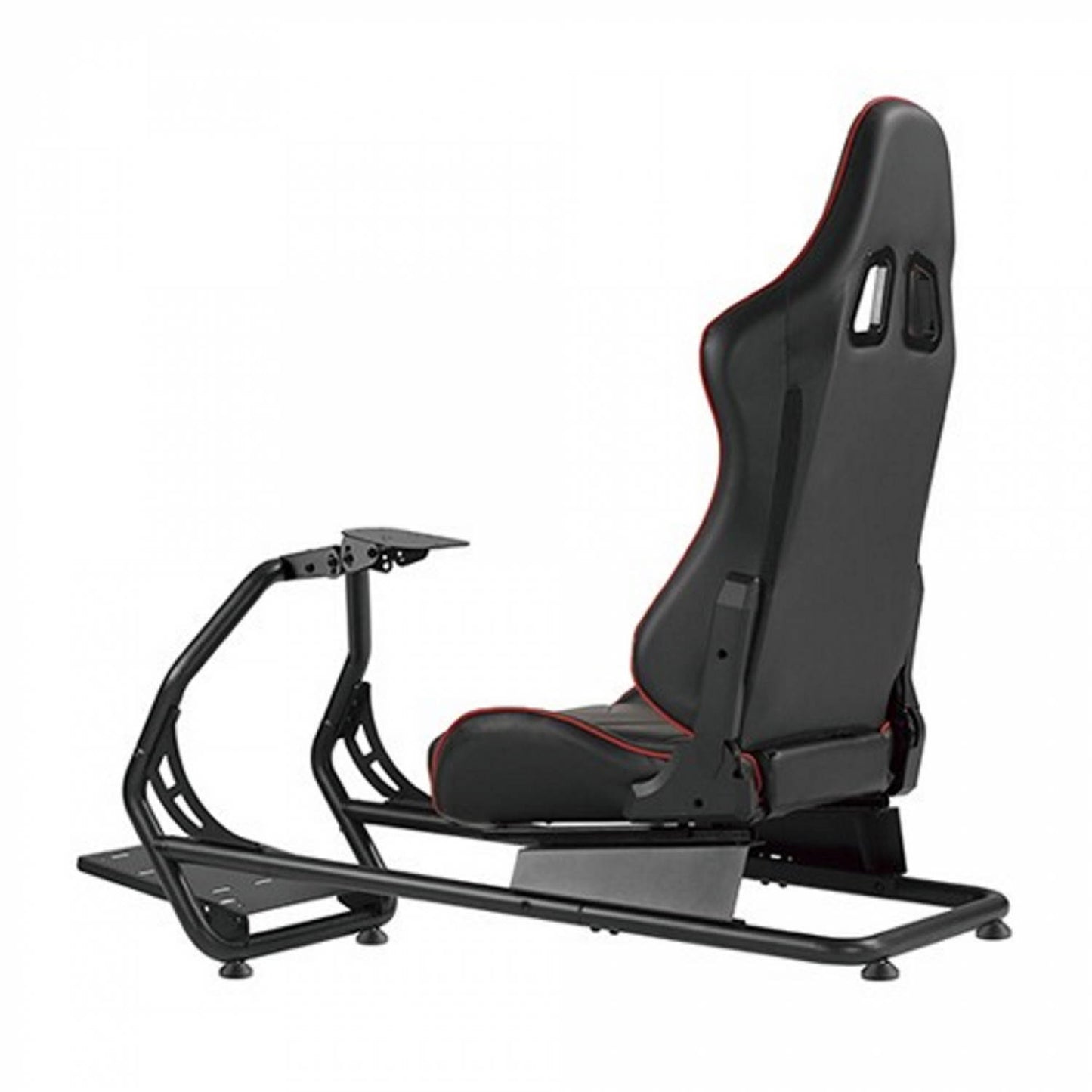 VDD Gaming Racing Seat Cockpit-Simulator - Vollständig einstellbar - 55 x 130 x 110 cm - Schwarz mit Rot
