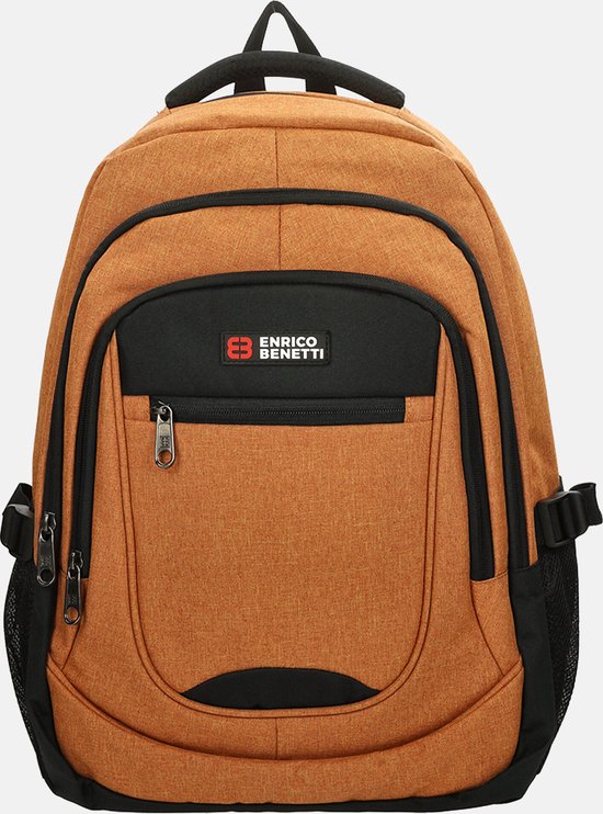 Enrico Benetti Hamburg Laptop-Rucksack – 17-Zoll-Laptop, 35,5 Liter – 62125 – Rostrot