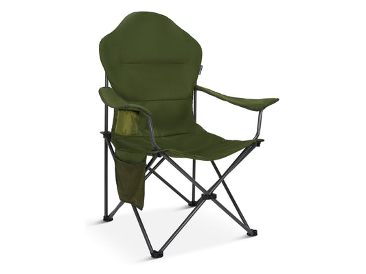 TRVLMORE Campingstuhl Small Plus Schwarz - 30 x 104 cm Zusammengeklappt - Kapazität 160 kg - Faltbares Design