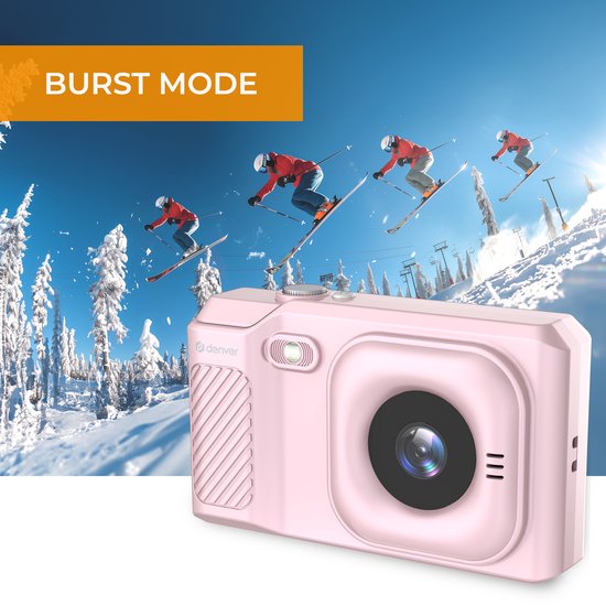 Denver Digitalkamera Full HD - 48MP - Vlog Kamera - Foto & Video - Kamera - DCA4818P