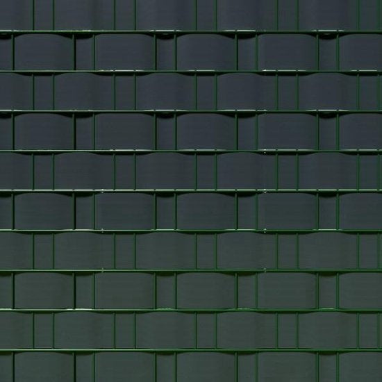 tectake - Sichtschutzfolie für Zaun/Gartensichtschutz - 70 Meter - 19 cm hoch - anthrazit - 401874