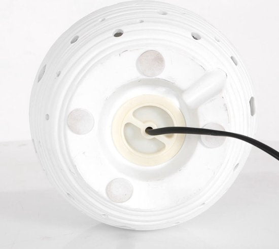 Anne Lighting Tischlampe Jazz – weiß – Keramik – 20 cm – E14-Fassung – 3110W