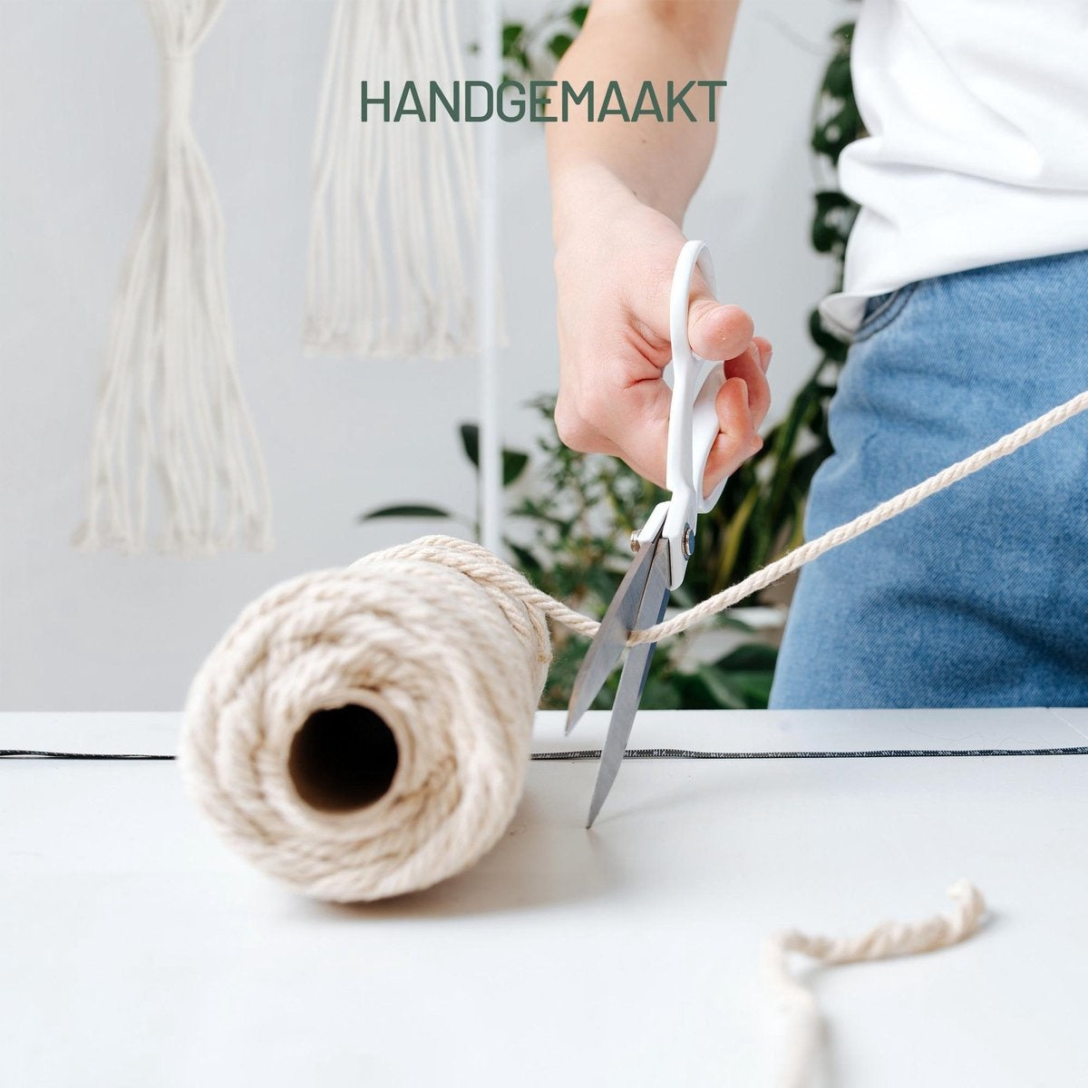 Gadgy Plant Hanger MacramÃ© - Luxus geflochtene Seil Baumwolle - 3 Stück - Blumentopf hängen - hängenden Topf