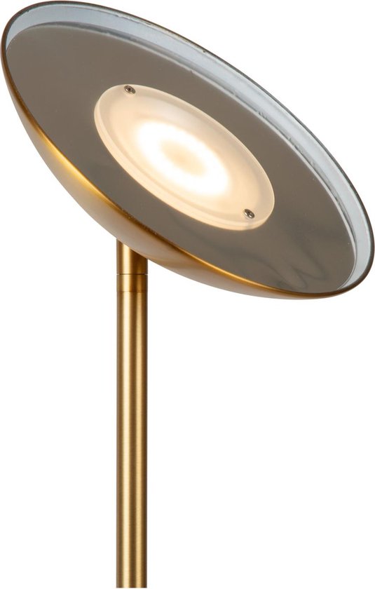 Lucide ZENITH – Stehlampe – Ø 25,4 cm – dimmbare LED – 1x20 W, 3000 K – Mattgold / Messing