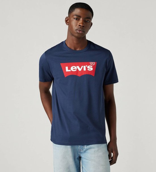 Levi's T-Shirt mit Grafik-Logo, dunkelblau (Navy) – Größe L – Herren – Freizeit-T-Shirts