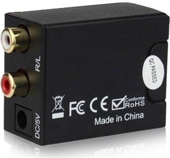 Techvavo® Optikkabel – Optisches Audiokabel – Toslink-Kabel – Toslink-Optikkabel – Cinch-Kabel – Cinch-Audiokabel – Audioadapter
