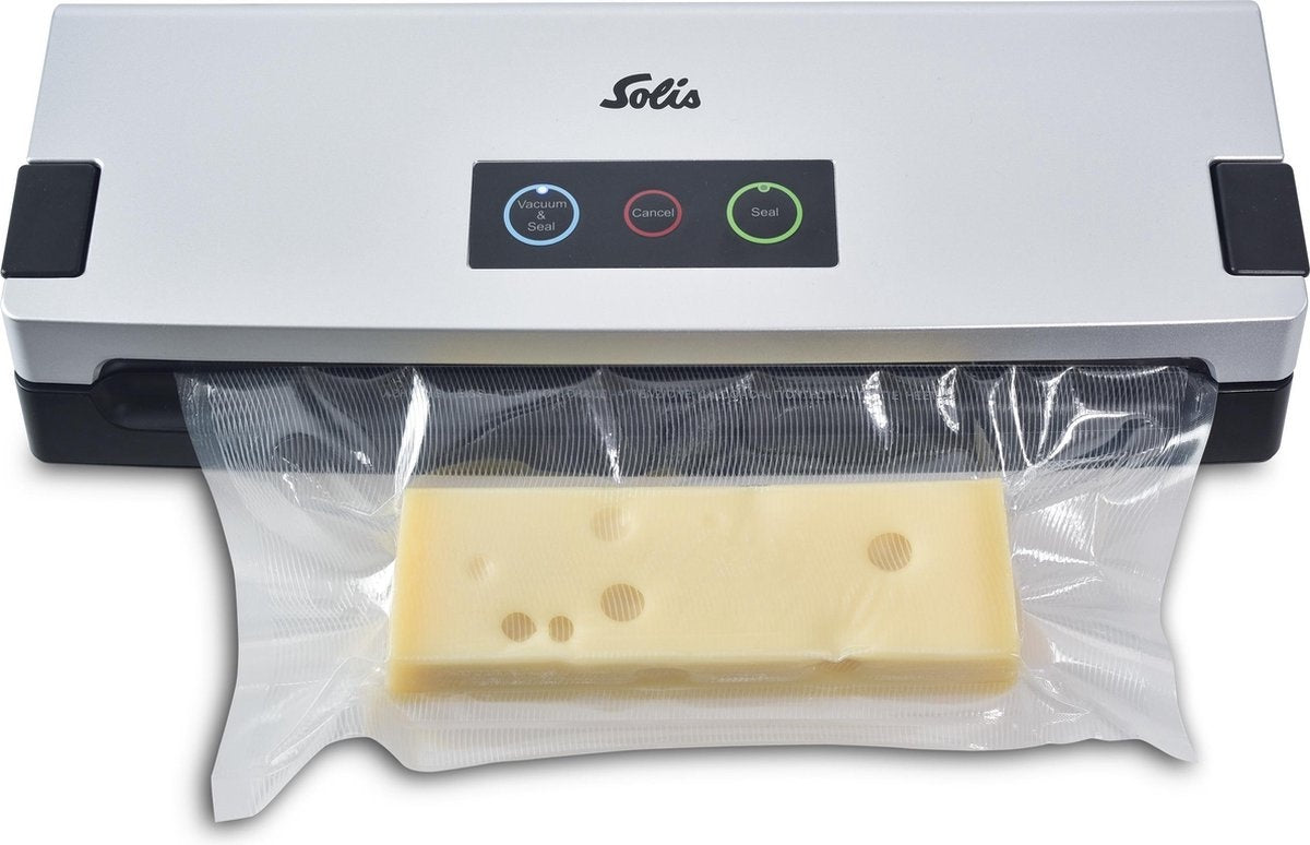 Solis Vac Smart 577 Vakuumiermaschine - Vollautomatische Vakuumiermaschine mit Schlauchanschluss - Grau