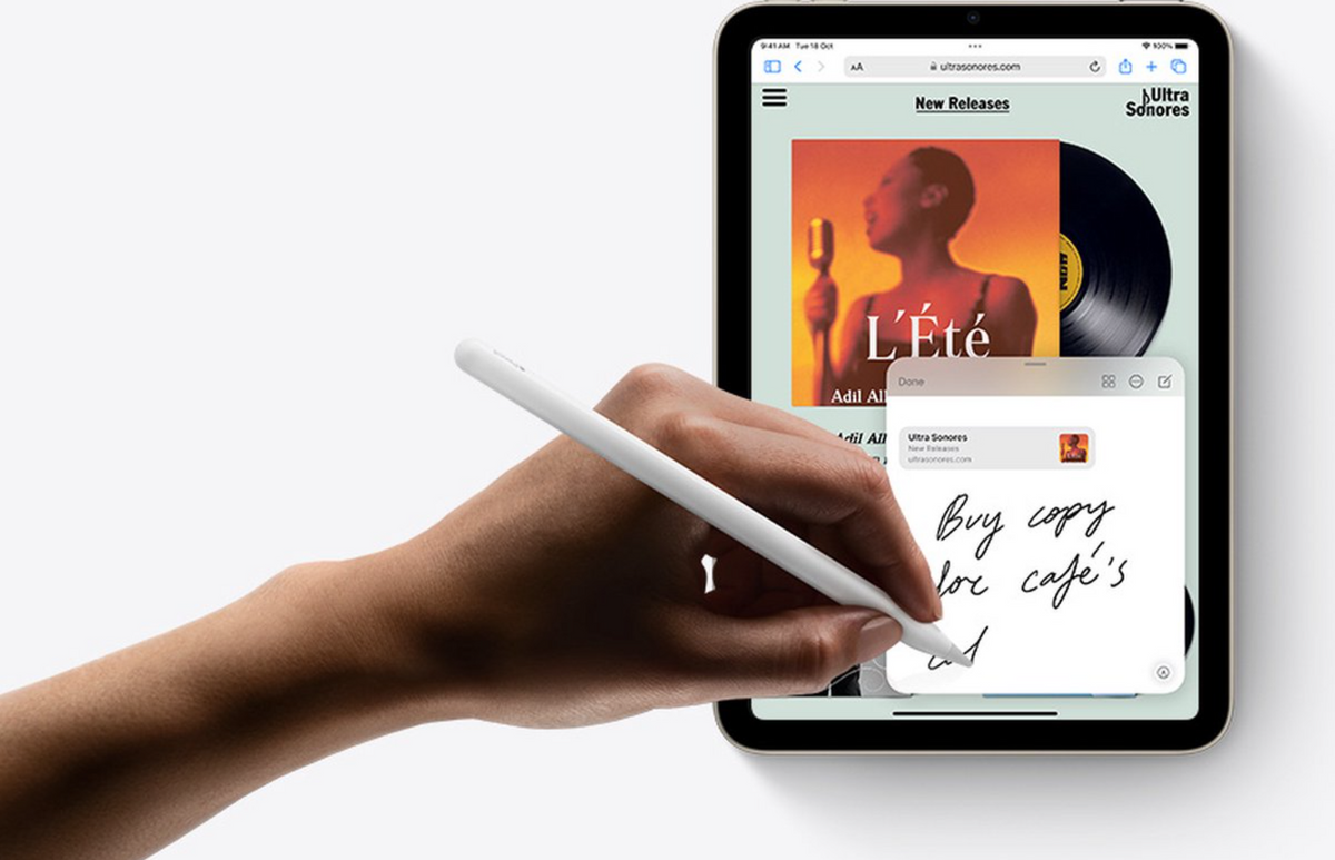 Apple Pencil der 2. Generation – Magnetischer Stylus für das iPad – 166 mm – Weiß